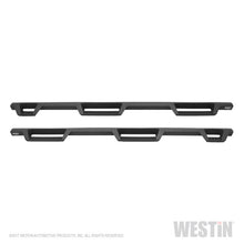 Load image into Gallery viewer, Westin 99-16 Ford F-250/350/450/550 CC (6.75ft Bed) HDX Drop Whl to Whl Nerf Step Bars - Text Blk - eliteracefab.com