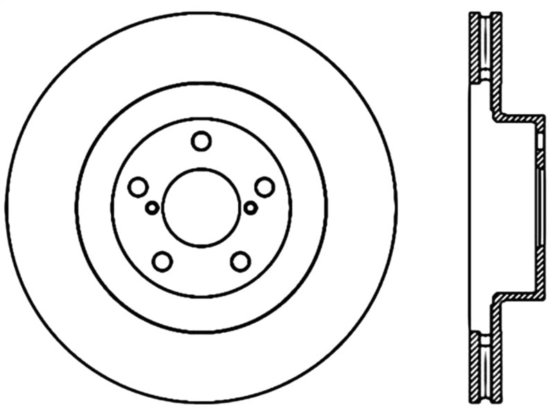 StopTech Power Slot 02-10 WRX CRYO Front Right Rotor *Special Order 3-6 weeks No Cancellations* Stoptech