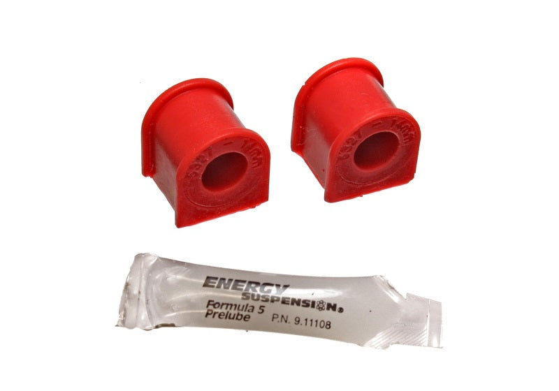 Energy Suspension 94-01 Acura Integra / 90-97 Honda Accord/Odyssey Red 14mm Rear Sway Bar Bushings - eliteracefab.com