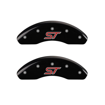MGP 4 Caliper Covers Engraved Front & Rear ST Black finish silver ch MGP
