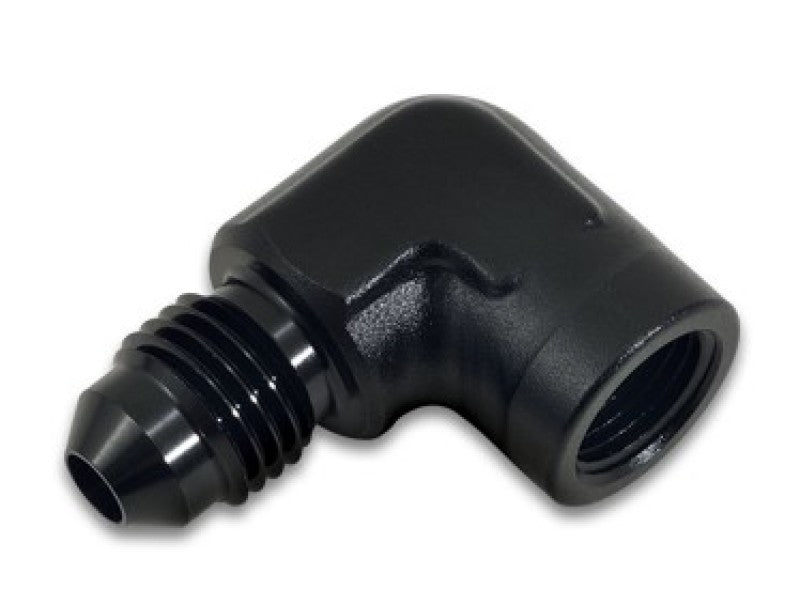 Vibrant -4AN to 1/8in NPT 90 Degree Adapter Fitting - eliteracefab.com