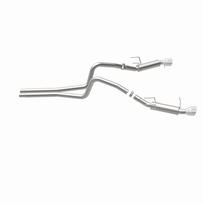 Magnaflow 2014 Ford Mustang V6 3.7L Comp Series Dual Split Rear Polished Stainless C/B Perf Exhaust Magnaflow