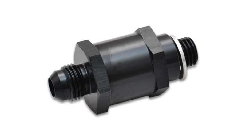Vibrant Fuel Pump Check Valve -8AN Male Flare to 12mm x 1.5 Metric - eliteracefab.com