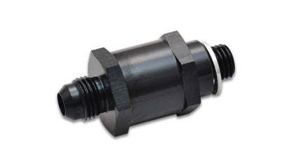 Vibrant Fuel Pump Check Valve -8AN Male Flare to 12mm x 1.5 Metric - eliteracefab.com
