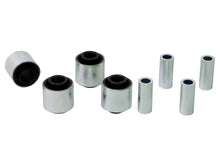 Load image into Gallery viewer, Whiteline Plus 9/89-8/09 Subaru Legacy Rear Control Arm Lower Front Inner &amp; Outer Bushing Kit - eliteracefab.com