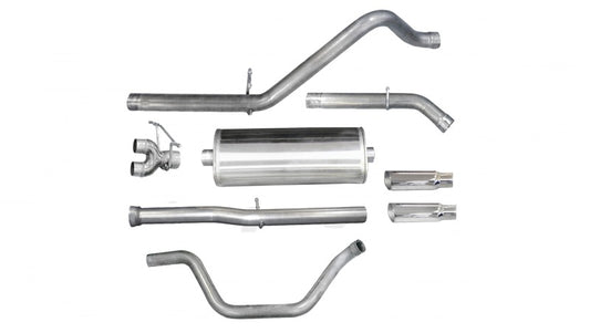 Corsa/dB 11-13 Chevrolet Silverado Crew Cab/Short Bed 1500 6.2L V8 Polished Sport Cat-Back Exhaust CORSA Performance