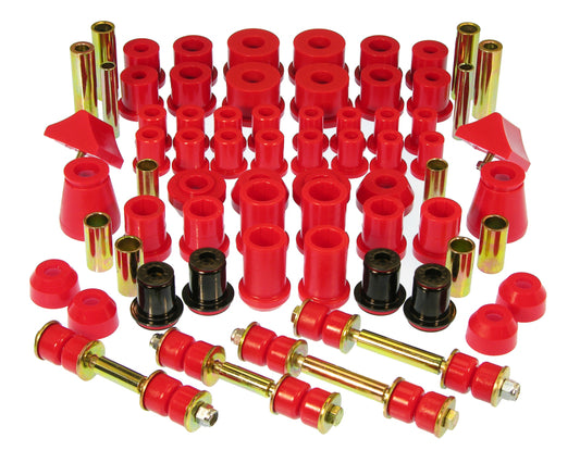 Prothane Total Vehicle Suspension Bushing Kit for 1962–76 Mopar A/B/E-Body, Red – 4-2001
