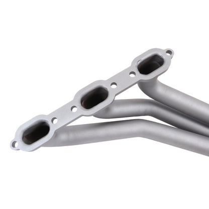 BBK 05-10 Dodge Challenger V6 Long Tube Exhaust Headers And Y Pipe And Converters - 1-5/8 Chrome BBK
