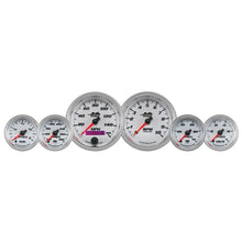 Load image into Gallery viewer, Autometer Pro-Cycle Gauge Kit 6 Pc. Kit 3 3/8in &amp; 2 1/16in Bagger White