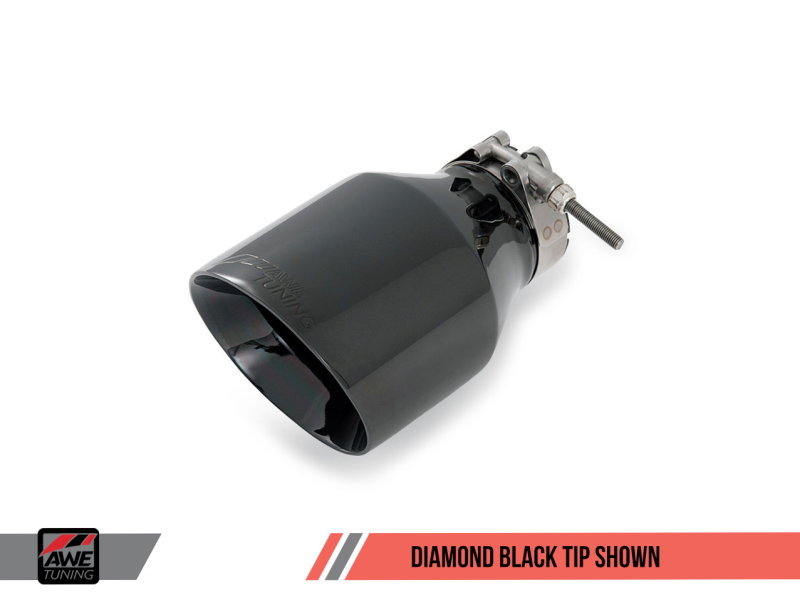 AWE Tuning VW MK7 Golf 1.8T Track Edition Exhaust w/Diamond Black Tips (90mm) - eliteracefab.com