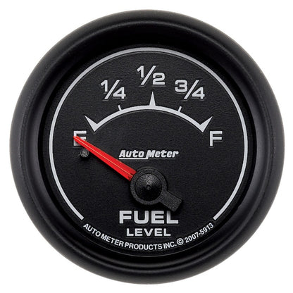 AutoMeter Gauge Fuel Level 2-1/16in. 0 Ohm(e) to 90 Ohm(f) Elec Es 5913