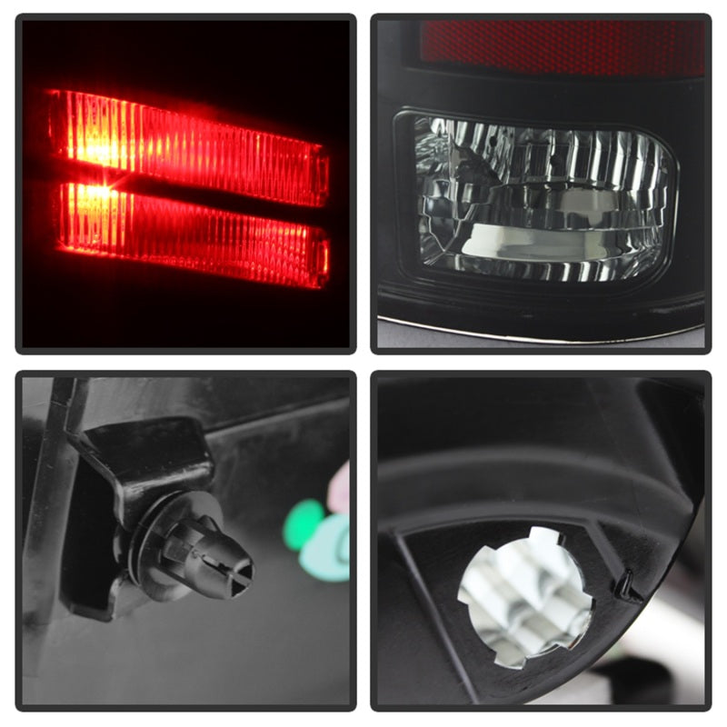 Spyder Dodge Ram 1500 13-14 13-14 LED Tail Lights LED Model only - Blk Smke ALT-YD-DRAM13-LED-BSM - eliteracefab.com