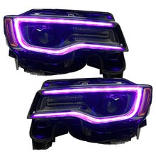 Load image into Gallery viewer, Oracle 14-21 Jeep Grand Cherokee Dynamic Headlight DRL Upgrade Kit - ColorSHIFT - Dynamic - eliteracefab.com