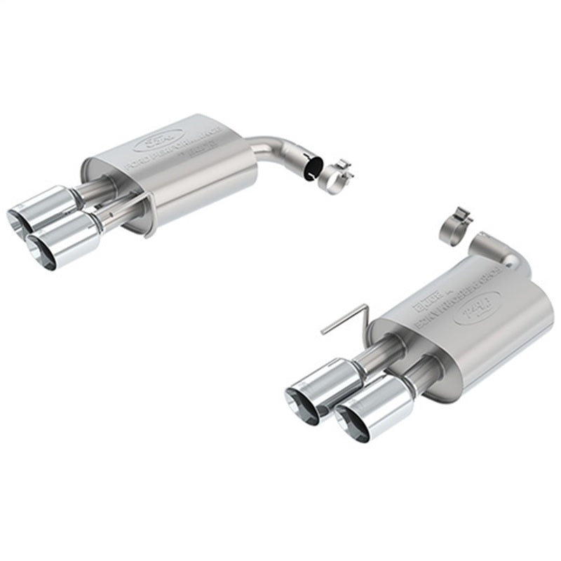 Ford Racing 2018 Mustang GT 5.0L Extreme Muffler Kit - Chrome Tips Ford Racing
