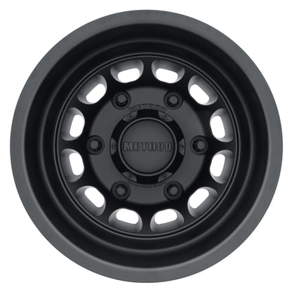 Method MR901 - REAR 16x5.5 -138mm Offset 6x205 161.04mm CB Matte Black Wheel - eliteracefab.com
