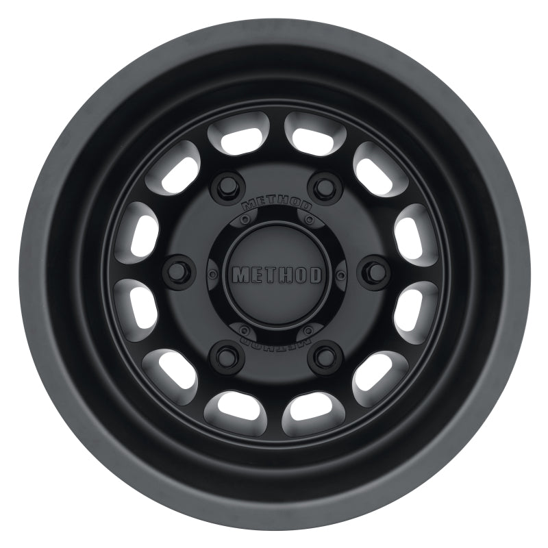 Method MR901 - REAR 16x5.5 -138mm Offset 6x205 161.04mm CB Matte Black Wheel - eliteracefab.com