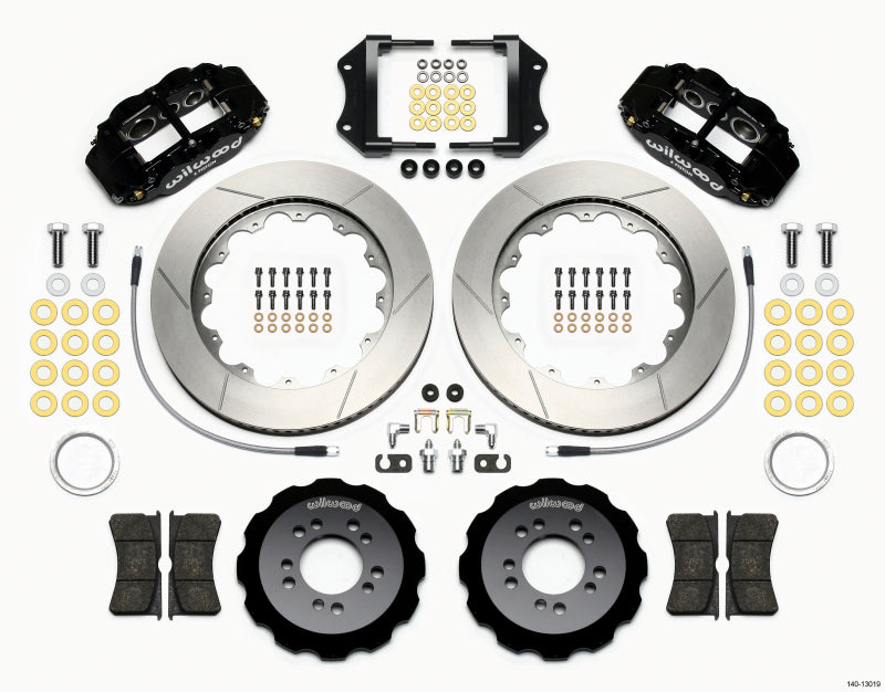 Wilwood Narrow Superlite 6R Front Hat Kit 14.00in 2013-Up Ford Focus ST w/ Lines Wilwood