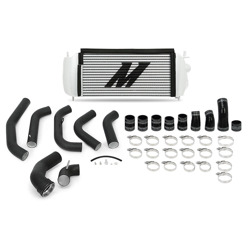 Mishimoto 15-16 Ford F-150 EcoBoost 3.5L Silver Performance Intercooler Kit w/ Black Pipes - eliteracefab.com