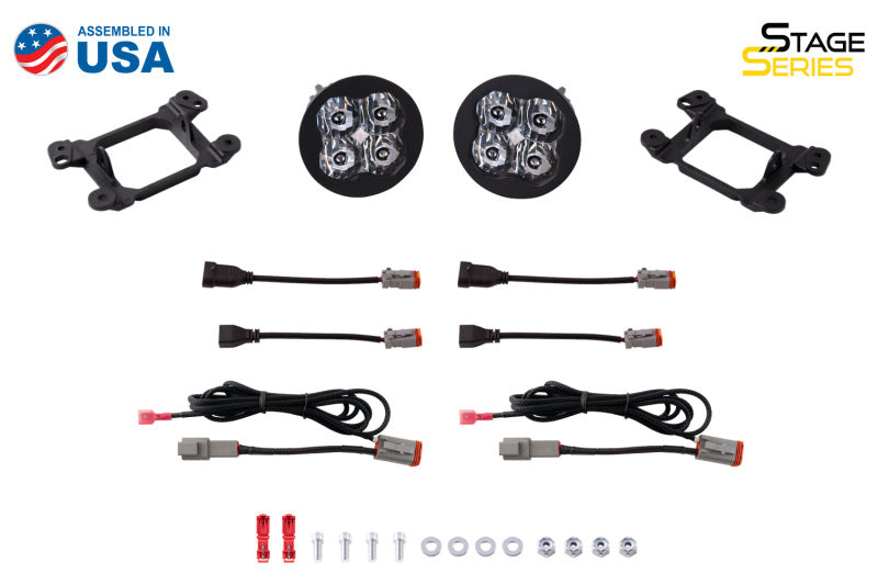 Diode Dynamics SS3 Sport Type M Kit ABL - Yellow SAE Fog Diode Dynamics