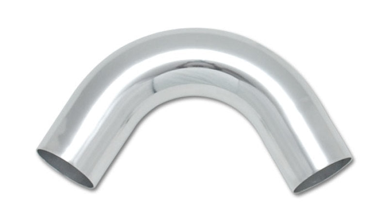 Vibrant 2in O.D. Universal Aluminum Tubing (120 degree Bend) - Polished - eliteracefab.com