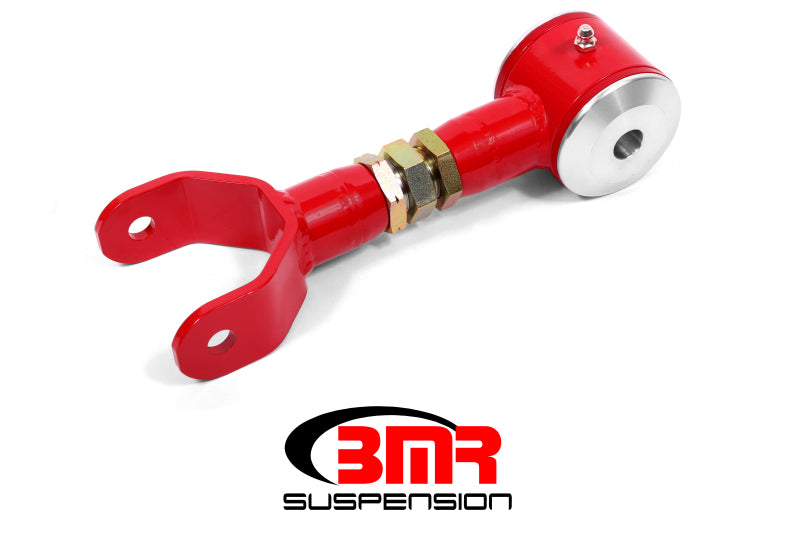 BMR UPPER CONTROL ARM ADJUSTABLE DOM POLY RED (11-14 MUSTANG/GT500) - eliteracefab.com