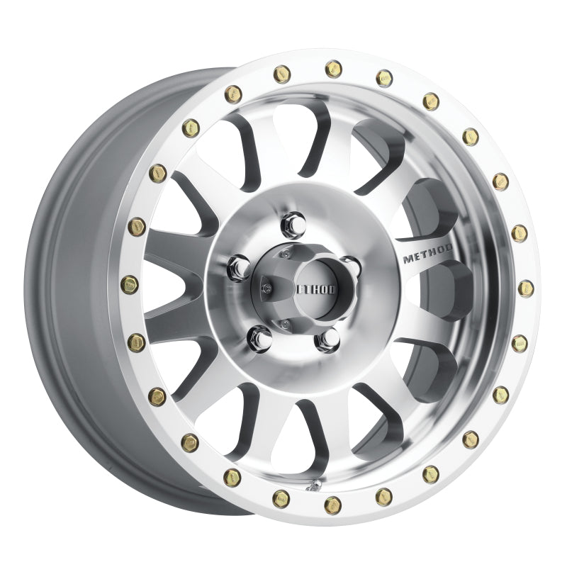 Method MR304 Double Standard 17x8.5 0mm Offset 5x5 94mm CB Machined/Clear Coat Wheel - eliteracefab.com