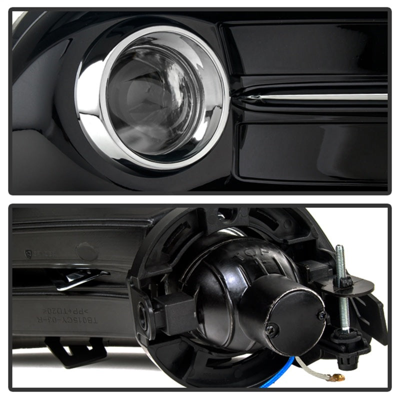 Spyder Dodge Dart 2013-2015 OEM Fog Light W/Universal Switch- Clear FL-DDART2013-C - eliteracefab.com