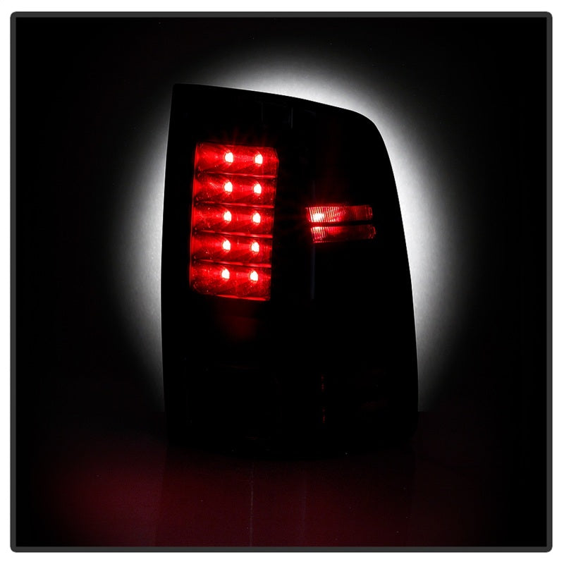 Spyder 13-18 Dodge Ram 2500/3500 LED Tail Lights LED Model Only - All Black (ALT-YD-DRAM13-LED-BKV2) - eliteracefab.com