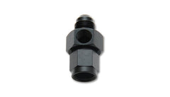 Vibrant -8AN Male to -8AN Female Union Adapter Fitting w/ 1/8in NPT Port.