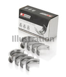 King 87-90 Subaru Justy Main Bearing Set (Size 0.25 Oversized)