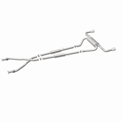 MagnaFlow 14 Infiniti Q50 V6 3.7L Cat-Back Polished Stainless Tips Dual Split Rear Exit Exhaust Magnaflow