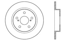 Load image into Gallery viewer, StopTech SportStop 10-13 Scion tC Slotted &amp; Drilled Left Rear Rotor - eliteracefab.com