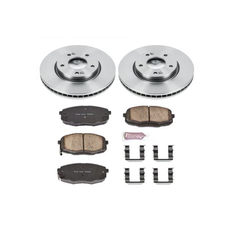 Power Stop 09-12 Hyundai Elantra Front Autospecialty Brake Kit - eliteracefab.com