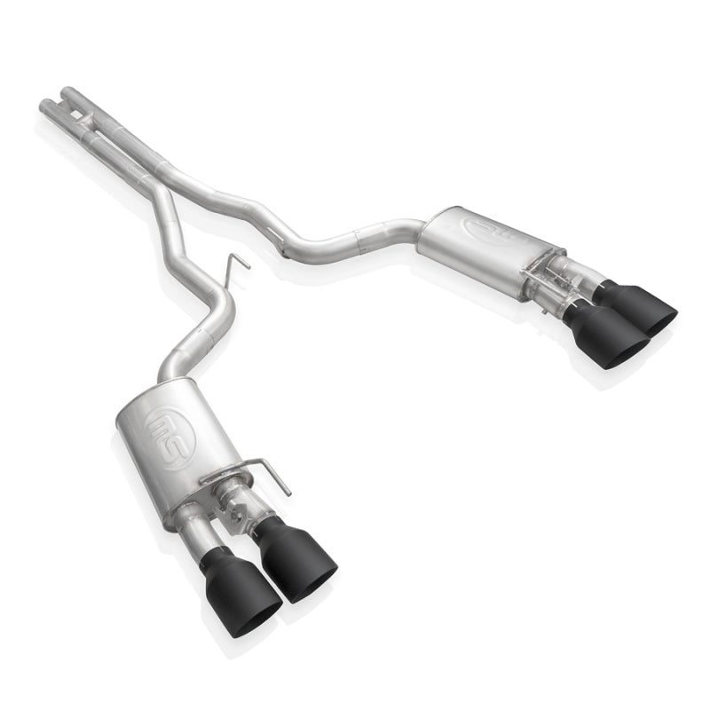 Stainless Works 2020 Ford GT500 Legend Catback H-Pipe Exhaust Factory Connect - Black Tips Stainless Works