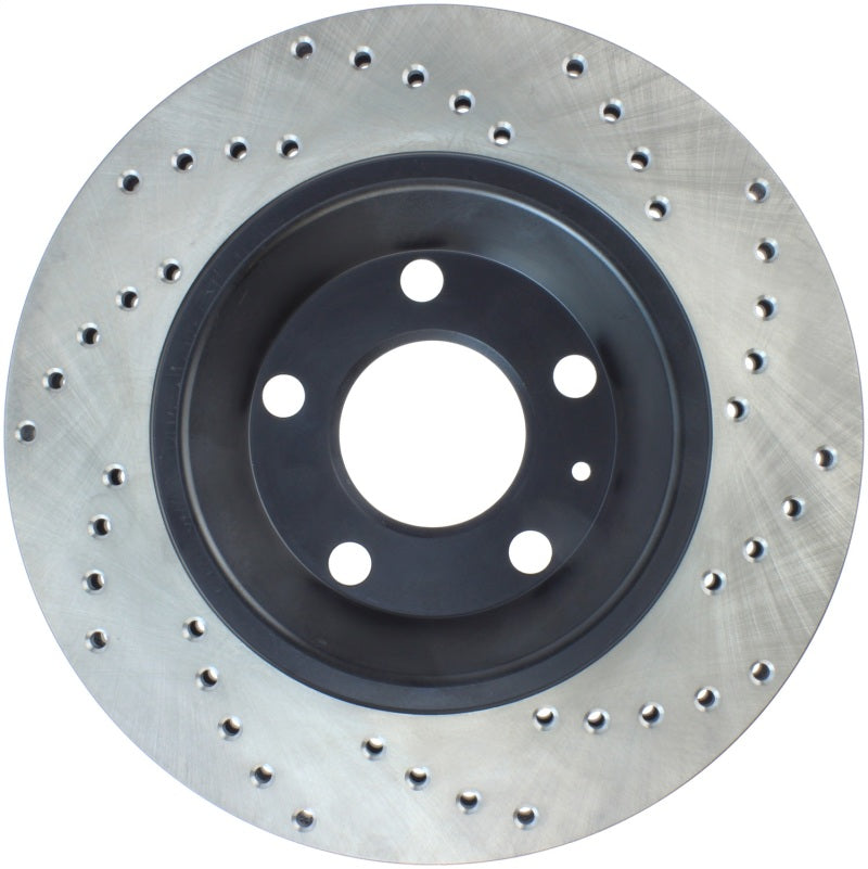 StopTech 04-09 Audi S4 Rear Right Drilled Rotor Stoptech