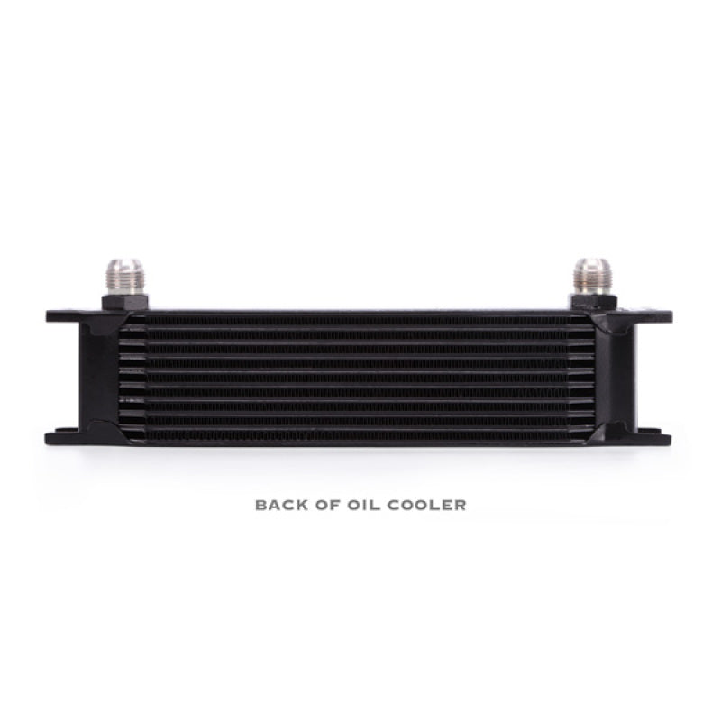 Mishimoto Universal 10 Row Oil Cooler Kit (Metal Braided Lines) - eliteracefab.com