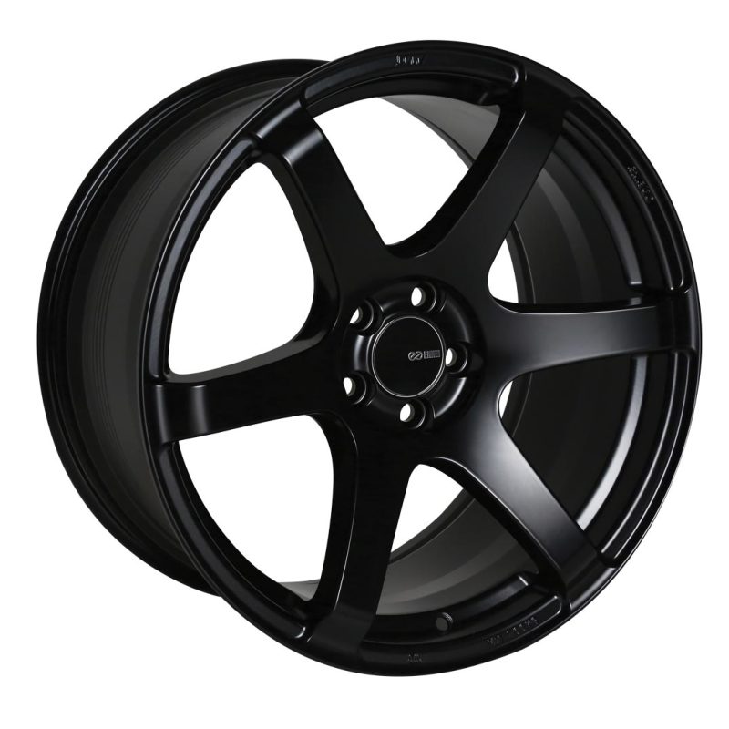 Enkei T6S 18x8 45mm Offset 5x114.3 Bolt Pattern 72.6 Bore Matte Black Wheel Enkei