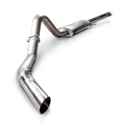 Stainless Works 2011-14 F-150 3.5L 3-1/2in Catback Chambered Muffler Factory Connection Stainless Works
