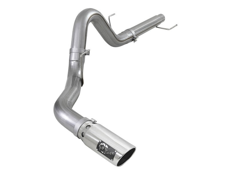 aFe 2021 Ford F-150 V6-3.0L (td) Large Bore 409 SS DPF-Back Exhaust System w/ Polished Tip aFe