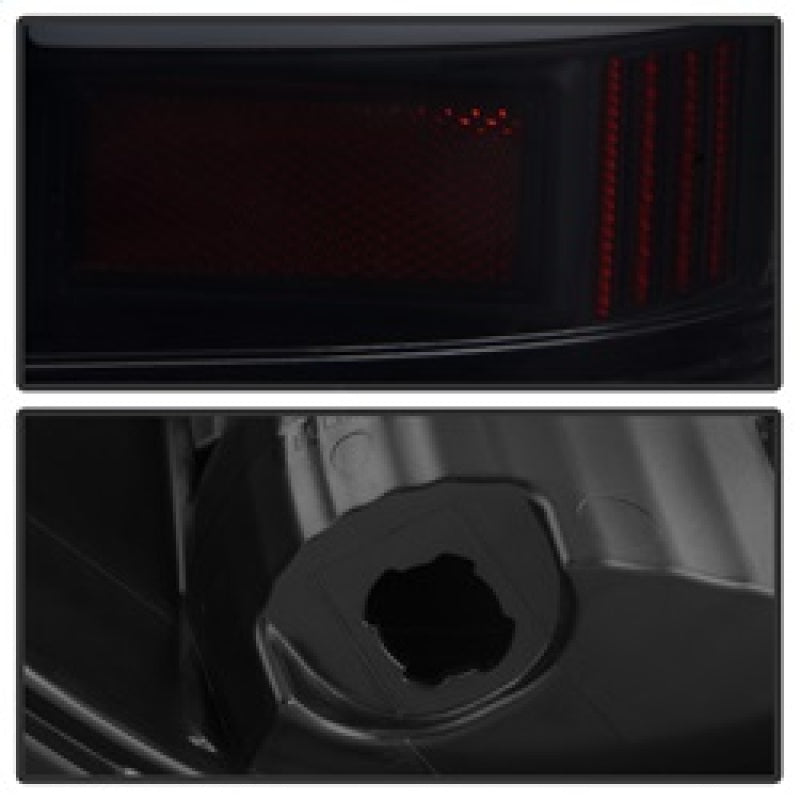 xTune 13-18 Dodge Ram 1500 (LED Model Only) LED Tail Lights - Blk Smk (ALT-ON-DRAM13V2-LBLED-BSM) - eliteracefab.com