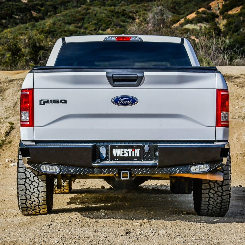 Westin 15-20 Ford F-150 HDX Bandit Rear Bumper - Black Westin