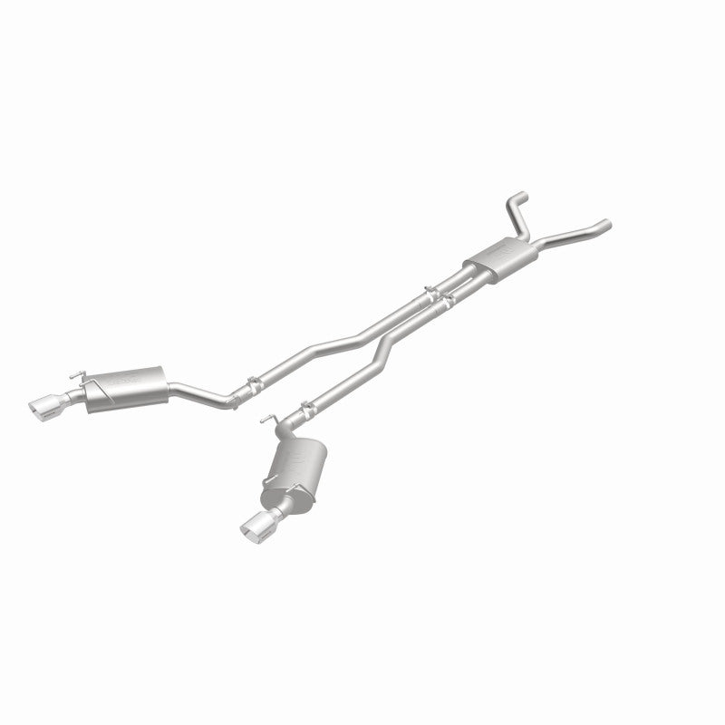 MagnaFlow Cat-Back Stainless Dual Split Rear Exit 4in Polished Tips 11-15 Chevy Camaro 3.6L V6 Magnaflow
