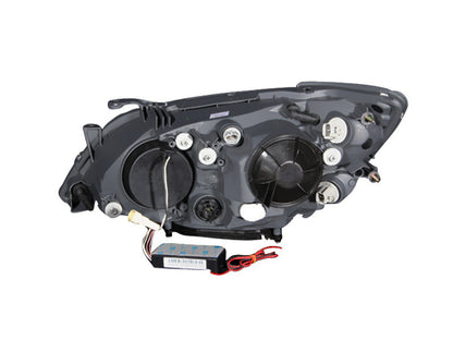 ANZO 2001-2005 Lexus Is300 Projector Headlights w/ Halo Black - eliteracefab.com