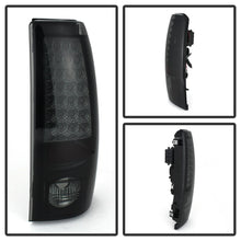 Load image into Gallery viewer, Spyder Chevy Silverado 1500 99-02 (Not Fit Stepside) LED Tail Lights Blk Smke ALT-YD-CS99-LED-BSM - eliteracefab.com