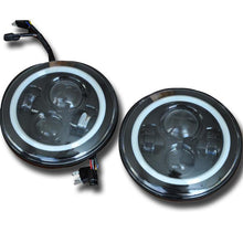 Load image into Gallery viewer, DV8 Offroad 07-18 Jeep Wrangler JK LED Projector Headlights - eliteracefab.com