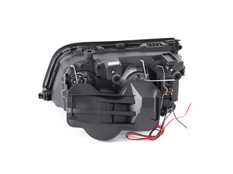ANZO USA Mercedes Benz C Class W202 4dr Crystal Headlights Chrome; 1994-2000 - eliteracefab.com