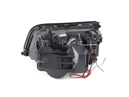 ANZO USA Mercedes Benz C Class W202 4dr Crystal Headlights Chrome; 1994-2000 - eliteracefab.com