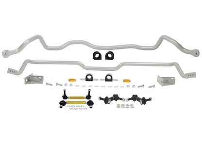 Whiteline 03-06 Mitsubishi Lancer EVO / 05-06 EVO MR/RS Front & Rear Sway Bar Kit w/26mm Rear - eliteracefab.com