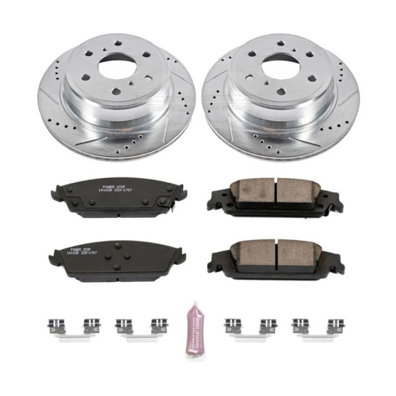 Power Stop 15-19 Cadillac Escalade Rear Z23 Evolution Sport Brake Kit - eliteracefab.com