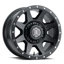 Load image into Gallery viewer, ICON Rebound 17x8.5 8x170 6mm Offset 5in BS 125mm Bore Satin Black Wheel - eliteracefab.com